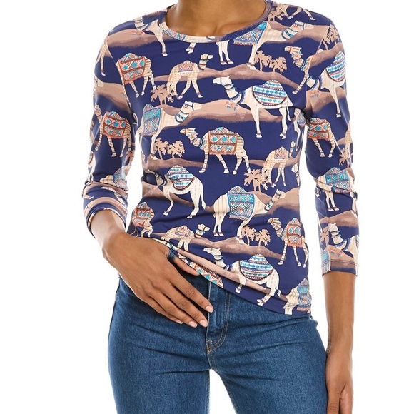 J. McLaughlin Tops J Mclaughlin Neo Bakara Signature Tshirt Poshmark